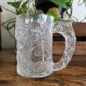 VTG 90s McDonald's Batman Forever Batman Collectible Glass Cup